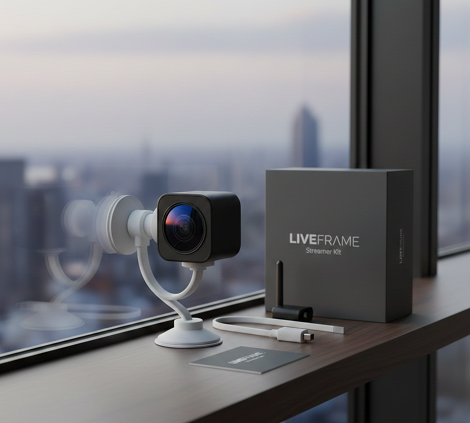 Streaming Window Frame Host a Window - Earn Passive Income | LiveFrame